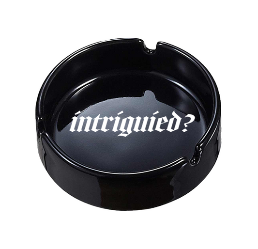 INTRIGUED "Ash ketcher" BLCK & Creme Ashtray